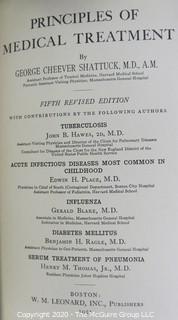 Three Vintage Hardcover Medical Text Books. 