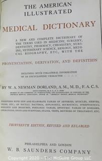 Three Vintage Hardcover Medical Text Books. 