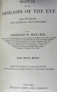 Group of Books including Some Medical Books with Illustrations.