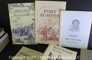 Large Collection of Books and Pamphlets on the Civil War.