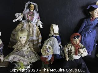 Collection of Vintage Dolls.