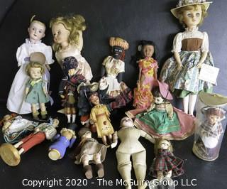 Collection of Vintage Dolls.