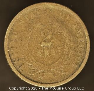 1866 Two Cent Large Motto