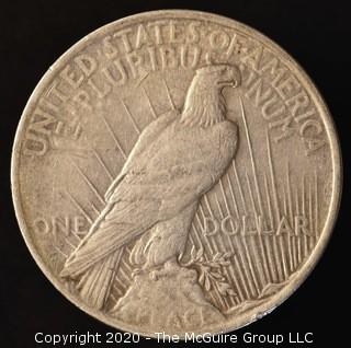 1923 Peace Dollar