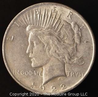 1922 Peace Dollar