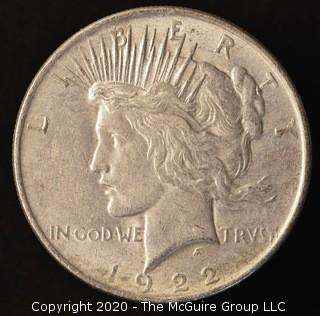 1922 Peace Dollar