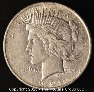 1922 Peace Dollar