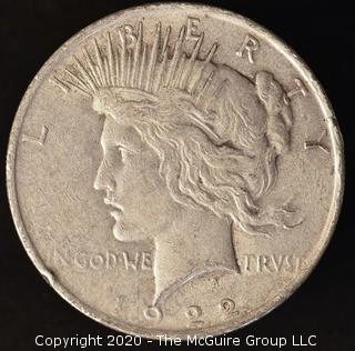 1922 Peace Dollar