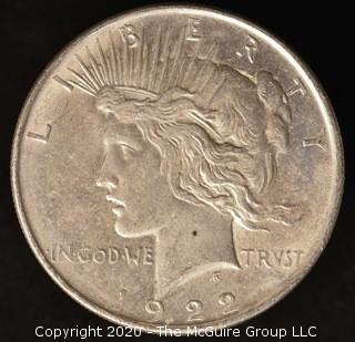 1922 Peace Dollar