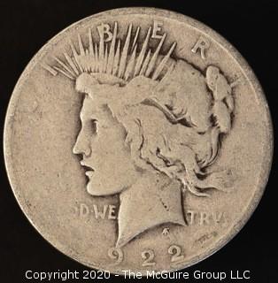 1922 Peace Dollar