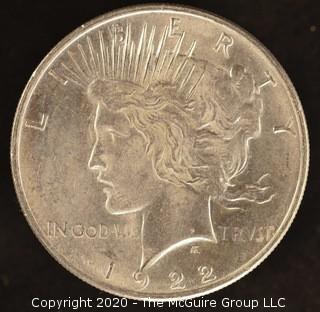 1922 Peace Dollar