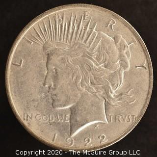 1922 Peace Dollar