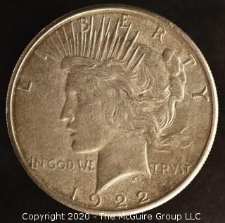 1922-S Peace Dollar