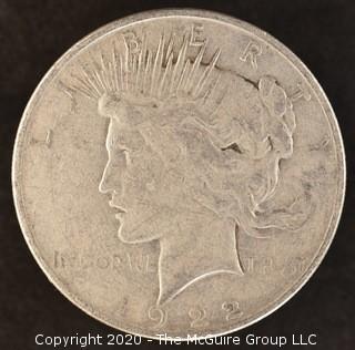 1922-D Peace Dollar