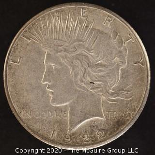 1922-S Peace Dollar