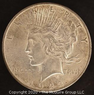 1922 Peace Dollar