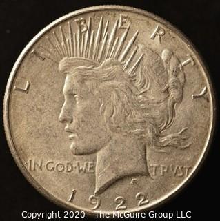 1922-S Peace Dollar