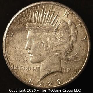 1922-S Peace Dollar