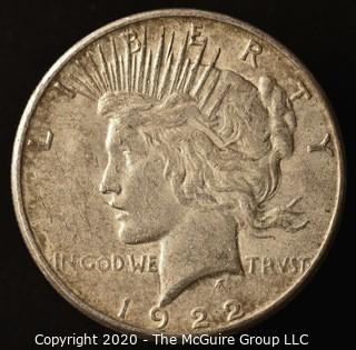 1922-S Peace Dollar