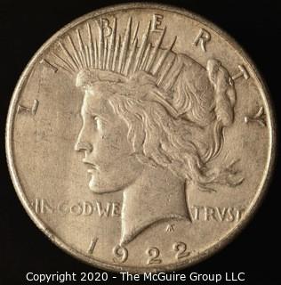 1922-S Peace Dollar