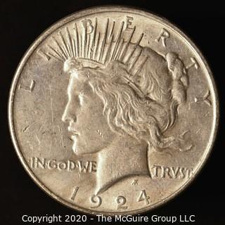 1924 Peace Dollar