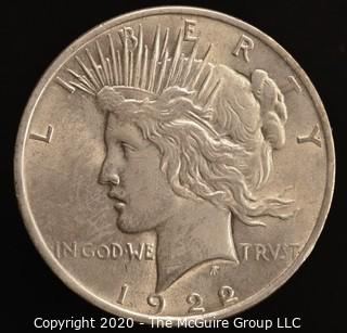 1922 Peace Dollar Double Die 2