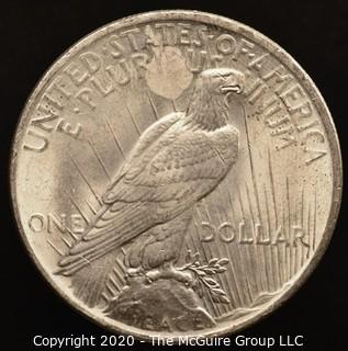 1923 Peace Dollar