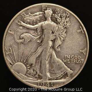 1941-D Walking Liberty Half Dollar - Silver