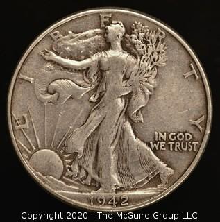 1942 Walking Liberty Half Dollar - Silver