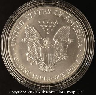 1991 American Eagle Silver Dollar; in presentation box