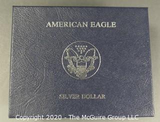 1991 American Eagle Silver Dollar; in presentation box