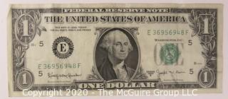 (9) Series E 1 dollar U.S. Currency Notes