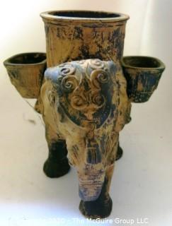 Group of Elephant Decorative Items.