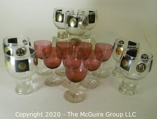 Collection of Mid Century Glassware & Barware