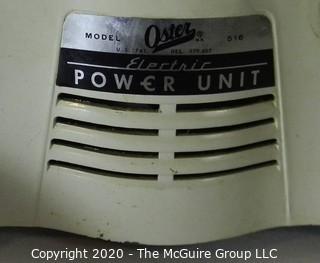 Oster Power Unit Model 516 with meat grinder attachment.