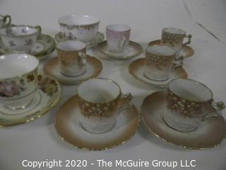 15 Sets of Porcelain China Tea Cups and Saucers.