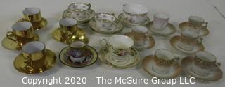 15 Sets of Porcelain China Tea Cups and Saucers.