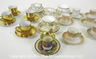 15 Sets of Porcelain China Tea Cups and Saucers.