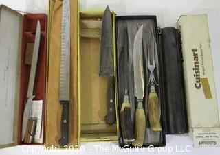 Collection of Knives and Carving Sets in Original Boxes