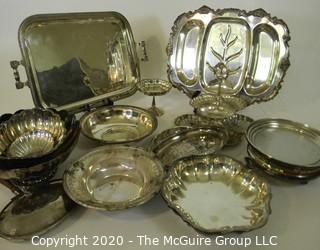 Collection of Silverplate Servingware