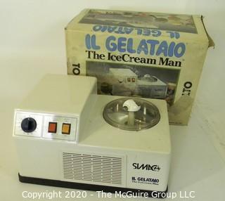 "Il Gelataio" Ice Cream Maker in original box and untested 