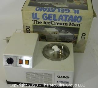 "Il Gelataio" Ice Cream Maker in original box and untested 