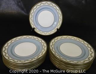 Set of (12) Hutschenreuther dinner plates; made in Germany