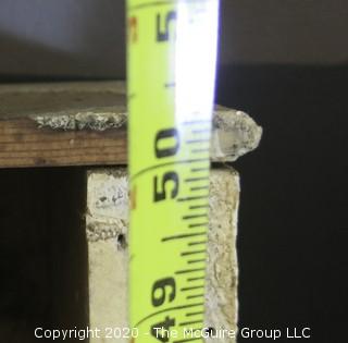 (2) Distressed Wooden Columns; approx 48"T