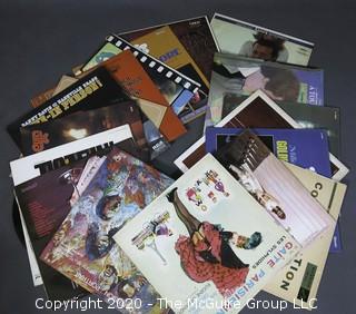 Collection of Vinyl Record Albums