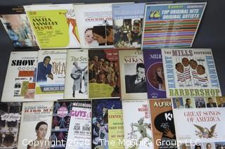 Collection of Vinyl Record Albums