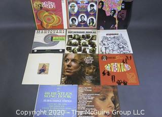 Collection of Vinyl Record Albums