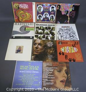 Collection of Vinyl Record Albums