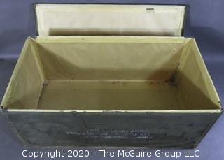 U.S. Army Trunk; 16 x 20 x 37"