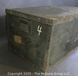 U.S. Army Trunk; 16 x 20 x 37"